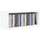  Stalak za CD-ove Bijela 40 x 17 x 17 cm Konstruirano drvo - Bijela 1 | shoptok.hr