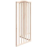  Vrata za pse s 3 panela sklopiva 150 cm od drva topole | shoptok.hr