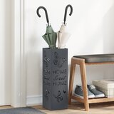 vidaXL Stalak za kišobrane Antracit Metal Srednji Uzorak | shoptok.hr