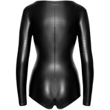 Noir - bodi dugih rukava od sjajnog materijala (crni) | shoptok.hr