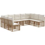  Set vanjskih sofa Prirodna Poliester - Prirodna bez stola | shoptok.hr