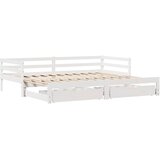  Dnevni krevet na razvlačenje s ladicama bez madraca 90 x 190 cm | Eponuda.ba