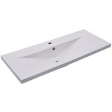 Ugradbeni umivaonik 101 x 39,5 x 18,5 cm keramički bijeli | shoptok.hr