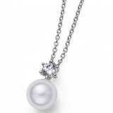  Ženski oliver weber focus pearl lanČiĆ sa swarovski belom perlom i kristalom ( 12180r ) Cene