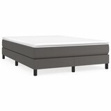 Maison Chic Posteljni okvir - Dvoposteljna postelja - Zakonska postelja siv 140x200 cm umetno usnje-J14986, (21773150) | Shoptok.si