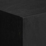  Visoka komoda crna 60 x 33 x 100 cm konstruirano drvo | shoptok.hr