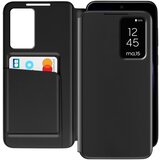 AVIZAR Usnjeno ohišje za Galaxy S23 Display Window Card Holder, Črna, (5000011837) | Shoptok.si