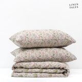 Linen Tales Enojna lanena posteljnina v naravni barvi 140x200 cm Botany 2 – Cene