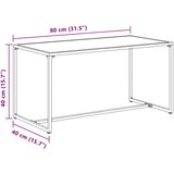  Sjedeća garnitura za vrt 3 pcs Crna i antracit Čelik | shoptok.hr