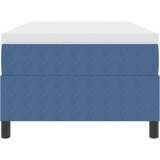Box Postelja s vzmetnico Modra Žakardna tkanina 90 x 190 cm, (22067053) | Shoptok.si