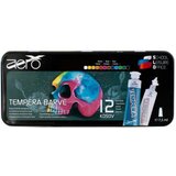 Boja tempera Aero 7,5ml tubice 12 kom u limenoj kutiji, design mrtvačka glava Cene