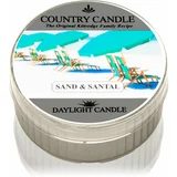 Country Candle Sand & Santal čajna sveča 42 g
