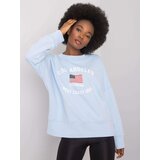 RUE PARIS Sweatshirt-RV-BL-6670.14-light blue | Shoptok.si