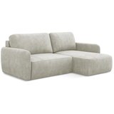 Makamii Krem sklopiva/s prostorom za odlaganje kutna garnitura od šenila (s desnim kutom/s ležaljkom) Lilo – | shoptok.hr