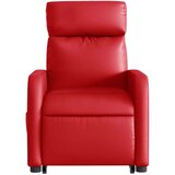  Naslonjač na podizanje od umjetne kože crveni | shoptok.hr