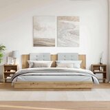 vidaXL Noćni ormarići 2 kom Artisan hrast 40x30x50 cm izrađeno drvo | shoptok.hr