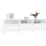 TV ormarić sjajni bijeli 150x30x44,5 cm od konstruiranog drva | Eponuda.ba
