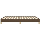 vidaXL Posteljni okvir temno rjav 140x190 cm blago | Shoptok.si