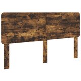  Okvir za krevet s uzglavljem Dimljeni hrast 200 x 200 cm | shoptok.hr