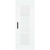  Visoka komoda bijeli 34 5x34x180 cm od konstruiranog drva | shoptok.hr