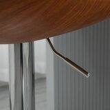  Set od 2 barske stolice podesiva visina metalni okvir okretno sjedalo krem ​​bijela | shoptok.hr