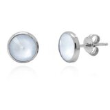 Victoria Cruz basic powder blue mindjuše sa swarovski plavim kristalom ( a2791-85ht )