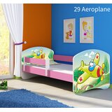  Dječji krevet ACMA s motivom, bočna roza 140x70 cm 29 Aeroplane | shoptok.hr
