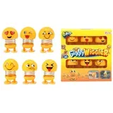 Mini igračke Funny Smiley, 6 komada, Žute