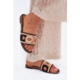 Boto Crocheted Women's Slippers On Flat Heel Black Nirina | shoptok.hr