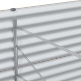  Vrtna visoka greda 390 x 100 x 68 cm Cinkana jeklena, (5000287793) | Shoptok.si