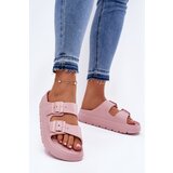 EVENTO Women's Foam Platform Slippers Pink Melorea Cene