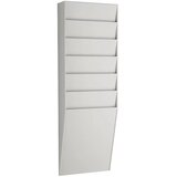 Paperflow Urejevalna tabla, 1 x 6 predelkov, VxŠxG 712 x 236 x 79 mm, svetlo siva | Shoptok.si