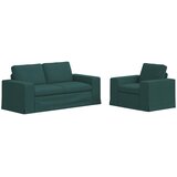  Set sofe 2 pcs Tamnozelena 182 x 80 x 82 cm tkanina | shoptok.hr