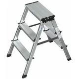 prostostoječa aluminijasta lestev Dopplo 2x3 stopnice 120328