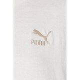 Puma Pamučna majica za žene, boja: bež | shoptok.hr