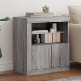 The Living Store Komoda z LED lučkami siva sonoma 60,5x37x67 cm - Komoda, (21661283) | Shoptok.si