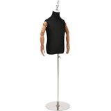  Podesiva lutka 120-150 cm s postoljem Uniseks PP Crna | shoptok.hr