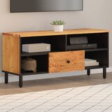 TV ormarić 100 x 33 x 46 cm od masivnog bagremovog drva | shoptok.hr