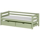  Drveni dječji krevet Ergo s ladicom - olive - 200x90 cm - Bez madraca | shoptok.hr