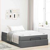 vidaXL Konstrukcija postelje Temno siva 120 x 200 cm blago | Shoptok.si