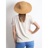 BASIC Feel Good T-shirt-RV-TS-4834.64P-light beige | Shoptok.si