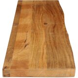 Stolna Mizna plošča z naravnim robom 160x20x3,8 cm trden mangov les, (21411571) | Shoptok.si