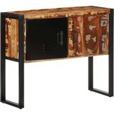 vidaXL Konzolna omarica večbarvna 90x35x75 cm trden predelan les | Shoptok.si