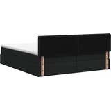  s madracem i skladištem Crna 140 x 190 cm Baršun | shoptok.hr