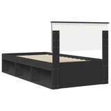  Okvir za krevet Crna 90 x 200 cm Konstruirano drvo | shoptok.hr