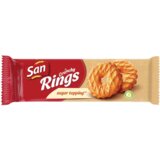 San crunchy rings sugar topping keks 168g | ePonuda.com