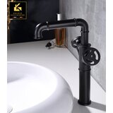 Kranig Kraanwerk vodnjak in umivalnik mešalna pipa | industrijski in podeželski | tinke | črna | visoko ali nizko, (21731898) | Shoptok.si