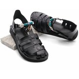 Marjin Sandals - Black - Flat cene