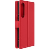 AVIZAR Ovitek za Sony Xperia 1 V Flip Wallet Video Support, Rdeča, (21136666) | Shoptok.si
