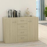 vidaXL Komoda boja hrasta sonome 88 x 30 x 65 cm od konstruiranog drva Cijene